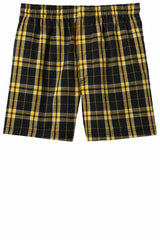District Young Men's Flannel Plaid Boxer. DT1801 District