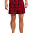 District Young Men's Flannel Plaid Boxer. DT1801 District