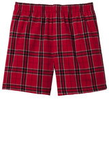 District Young Men's Flannel Plaid Boxer. DT1801 District