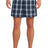 District Young Men's Flannel Plaid Boxer. DT1801 District