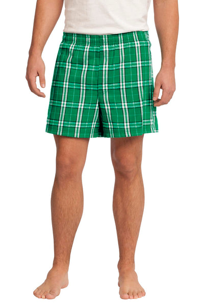 District Young Men's Flannel Plaid Boxer. DT1801