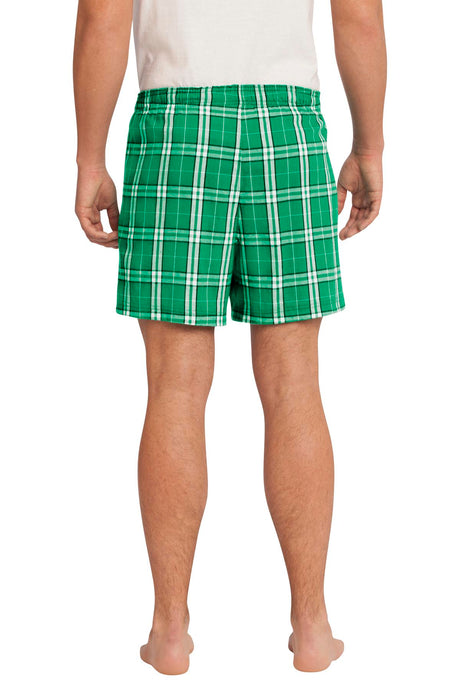 District Young Men's Flannel Plaid Boxer. DT1801 District