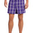 District Young Men's Flannel Plaid Boxer. DT1801 District