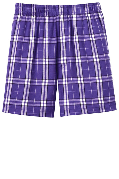 District Young Men's Flannel Plaid Boxer. DT1801 District