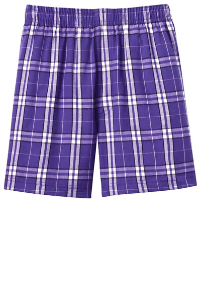 District Young Men's Flannel Plaid Boxer. DT1801