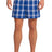 District Young Men's Flannel Plaid Boxer. DT1801 District