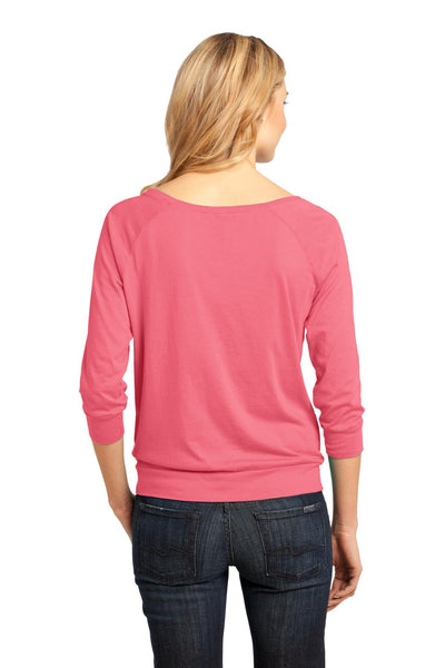 District Made Ladies Modal Blend 3/4-Sleeve Raglan DM482