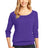 District Made Ladies Modal Blend 3/4-Sleeve Raglan DM482 District