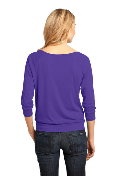 District Made Ladies Modal Blend 3/4-Sleeve Raglan DM482