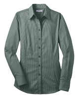 Red House Ladies Mini-Check Non-Iron Button-Down Shirt. RH67 Red House