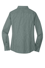 Red House Ladies Mini-Check Non-Iron Button-Down Shirt. RH67 Red House