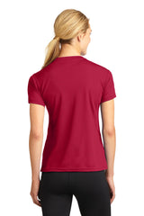 Sport-Tek Dri-Mesh Ladies V-Neck T-Shirt.  L468V