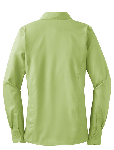 Red House Ladies Herringbone Non-Iron Button-Down Shirt. RH48