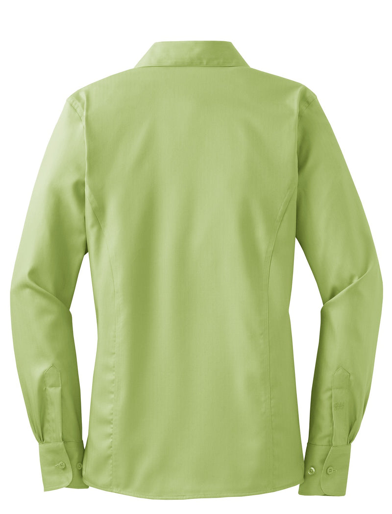 Red House Ladies Herringbone Non-Iron Button-Down Shirt. RH48