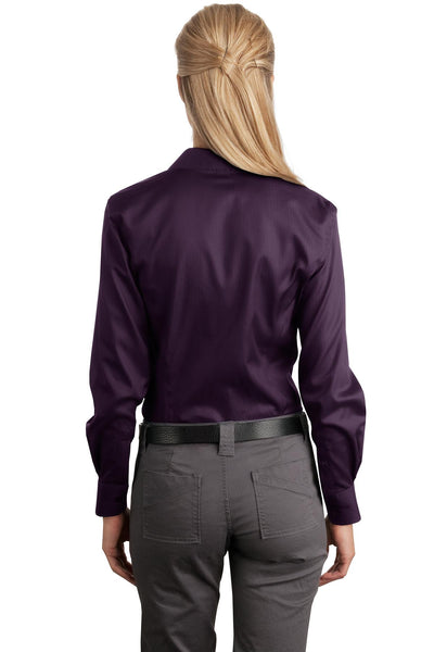 Red House Ladies Herringbone Non-Iron Button-Down Shirt. RH48