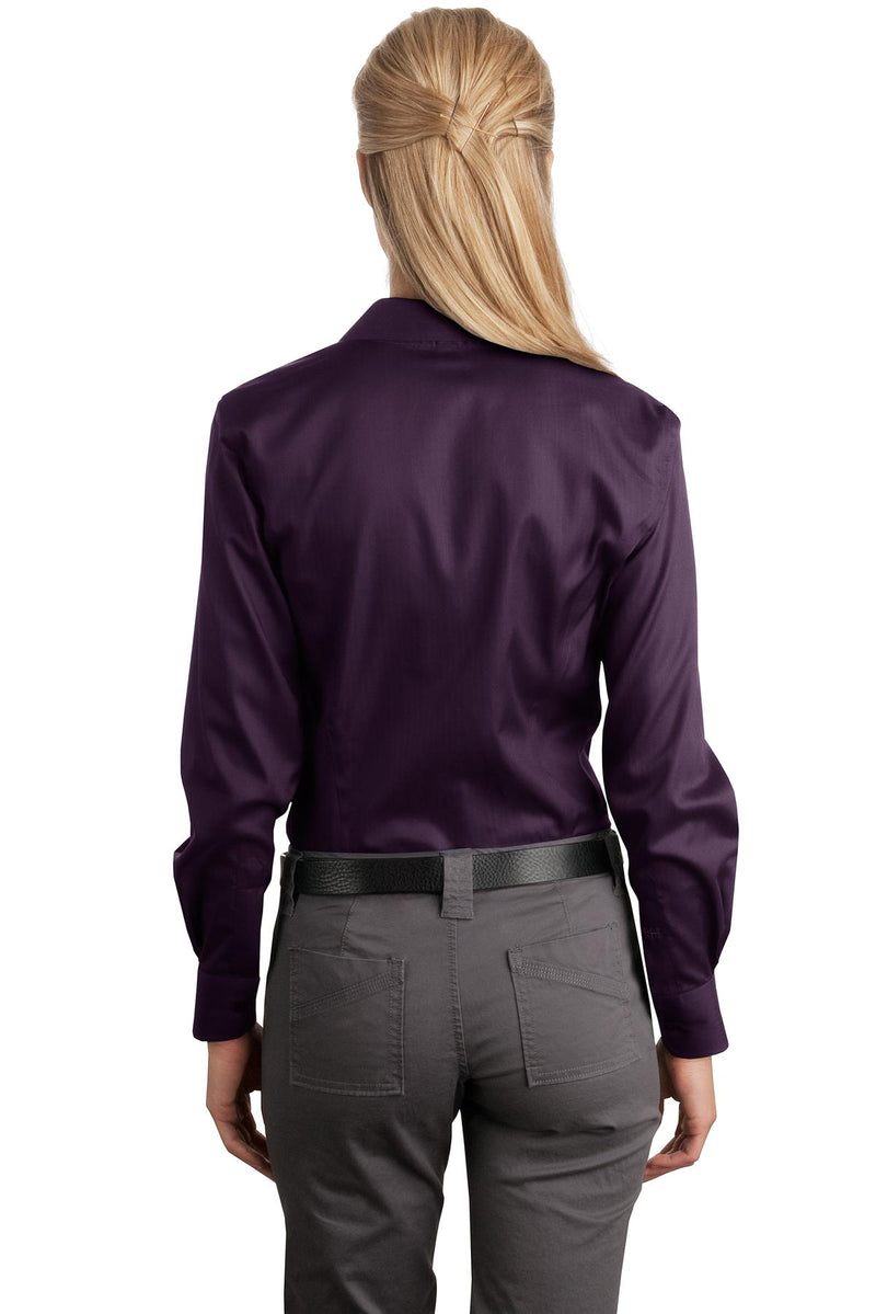 Red House Ladies Herringbone Non-Iron Button-Down Shirt. RH48