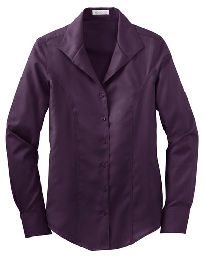 Red House Ladies Herringbone Non-Iron Button-Down Shirt. RH48