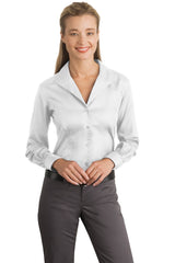 Red House Ladies Herringbone Non-Iron Button-Down Shirt. RH48 Red House