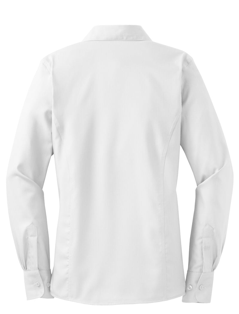 Red House Ladies Herringbone Non-Iron Button-Down Shirt. RH48