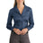 Red House Ladies Herringbone Non-Iron Button-Down Shirt. RH48 Red House