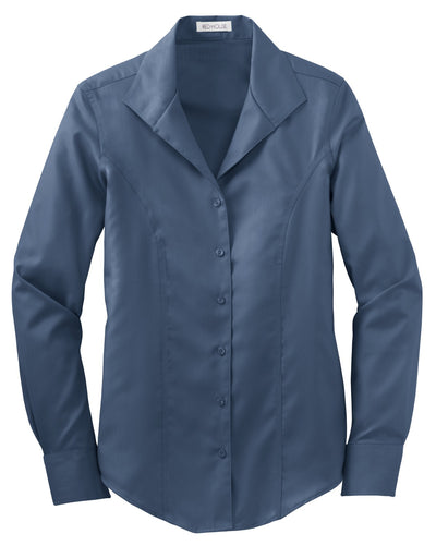 Red House Ladies Herringbone Non-Iron Button-Down Shirt. RH48