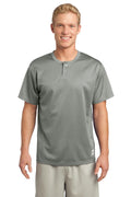 Sport-Tek Men's PosiCharge Tough Mesh Henley. ST215 Mens Apparel Shirts & Tops