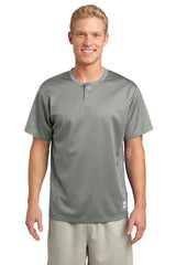 Sport-Tek Men's PosiCharge Tough Mesh Henley. ST215 Mens Apparel Shirts & Tops