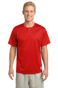 Sport-Tek Men's PosiCharge Tough Mesh Henley. ST215 Mens Apparel Shirts & Tops