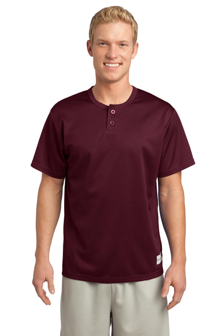 Sport-Tek Men's PosiCharge Tough Mesh Henley. ST215 Mens Apparel Shirts & Tops
