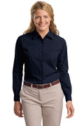 Port Authority Ladies Long Sleeve Easy Care Soil Resistant Shirt.  L607