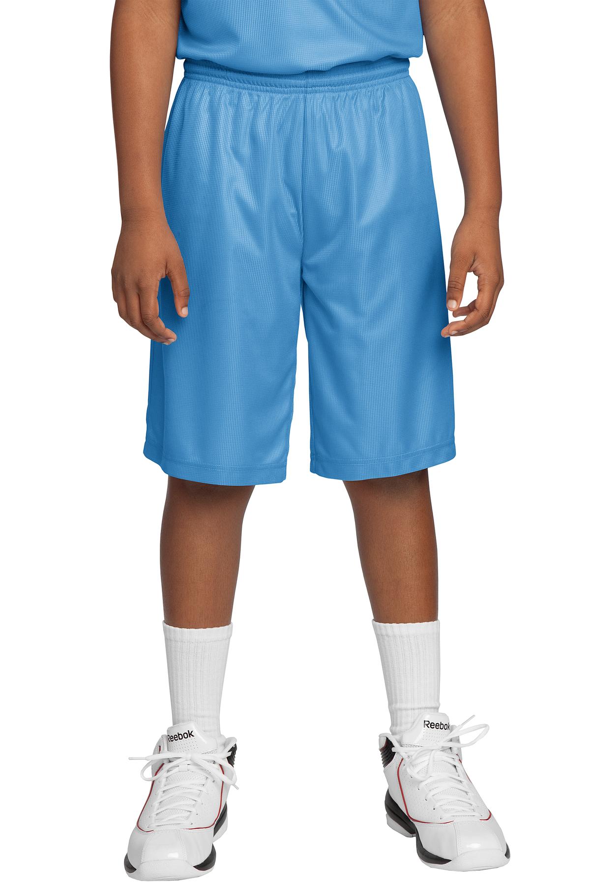 Sport-Tek Youth PosiCharge Mesh Reversible Short. YT560