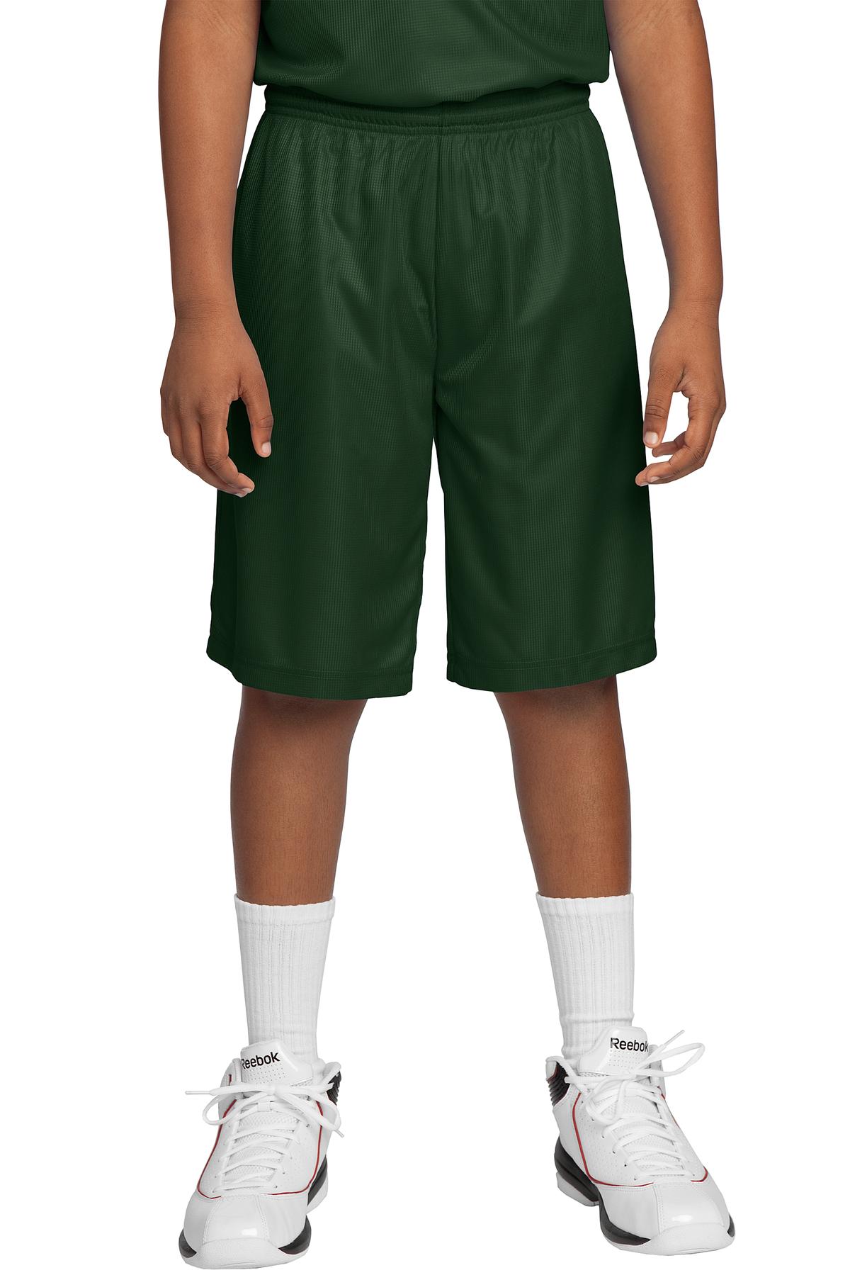 Sport-Tek Youth PosiCharge Mesh Reversible Short. YT560