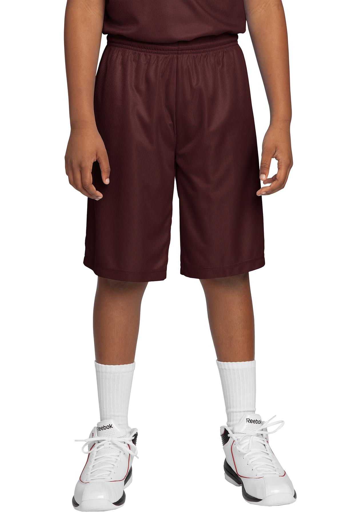 Sport-Tek Youth PosiCharge Mesh Reversible Short. YT560