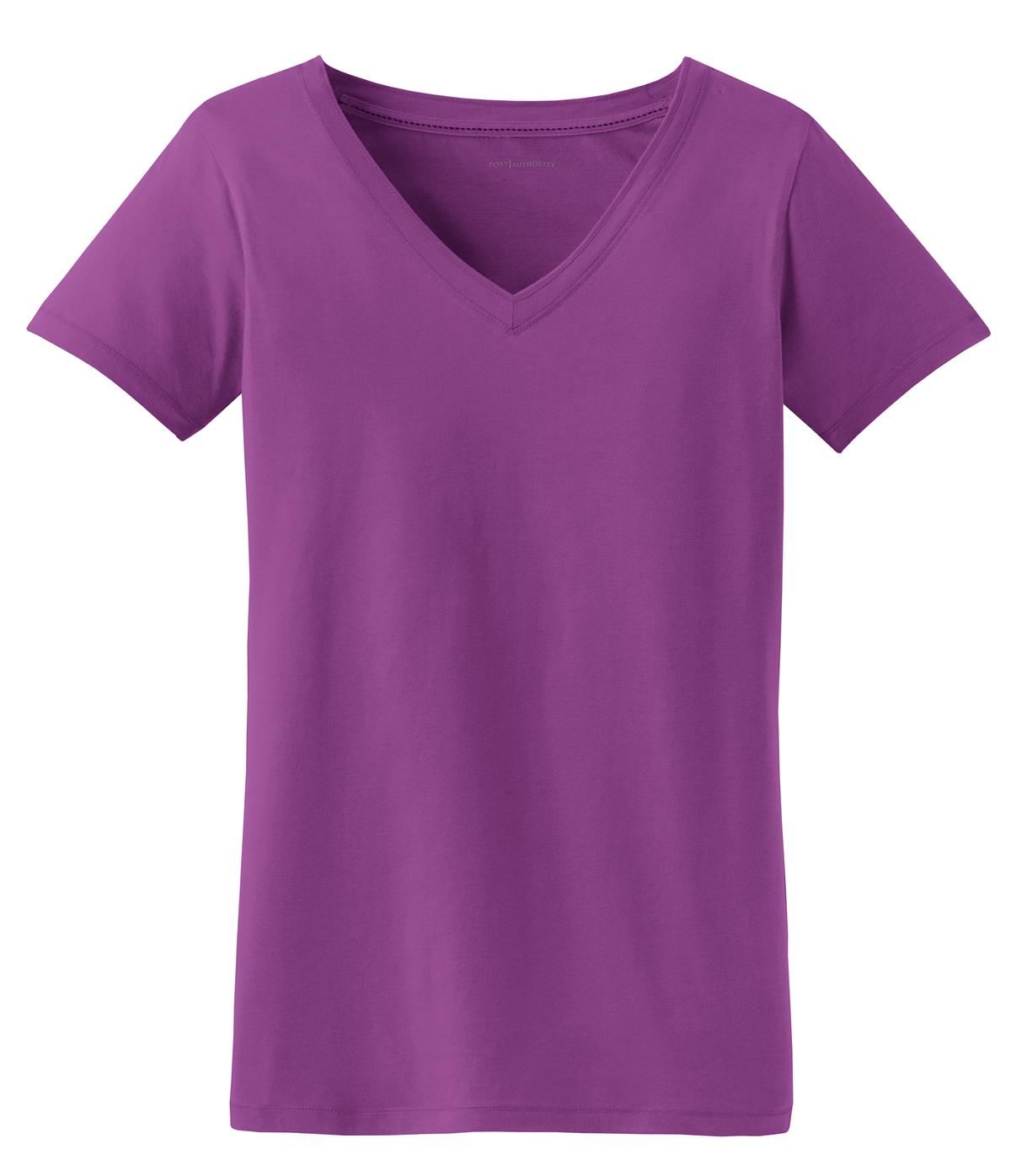 Port Authority Ladies Concept V-Neck Tee. LM1002