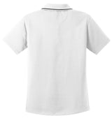 Sport-Tek Ladies Dri-Mesh Polo with Tipped Collar and Piping.  L467