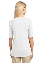 Port Authority Ladies Concept Scoop Neck Shirt. L541