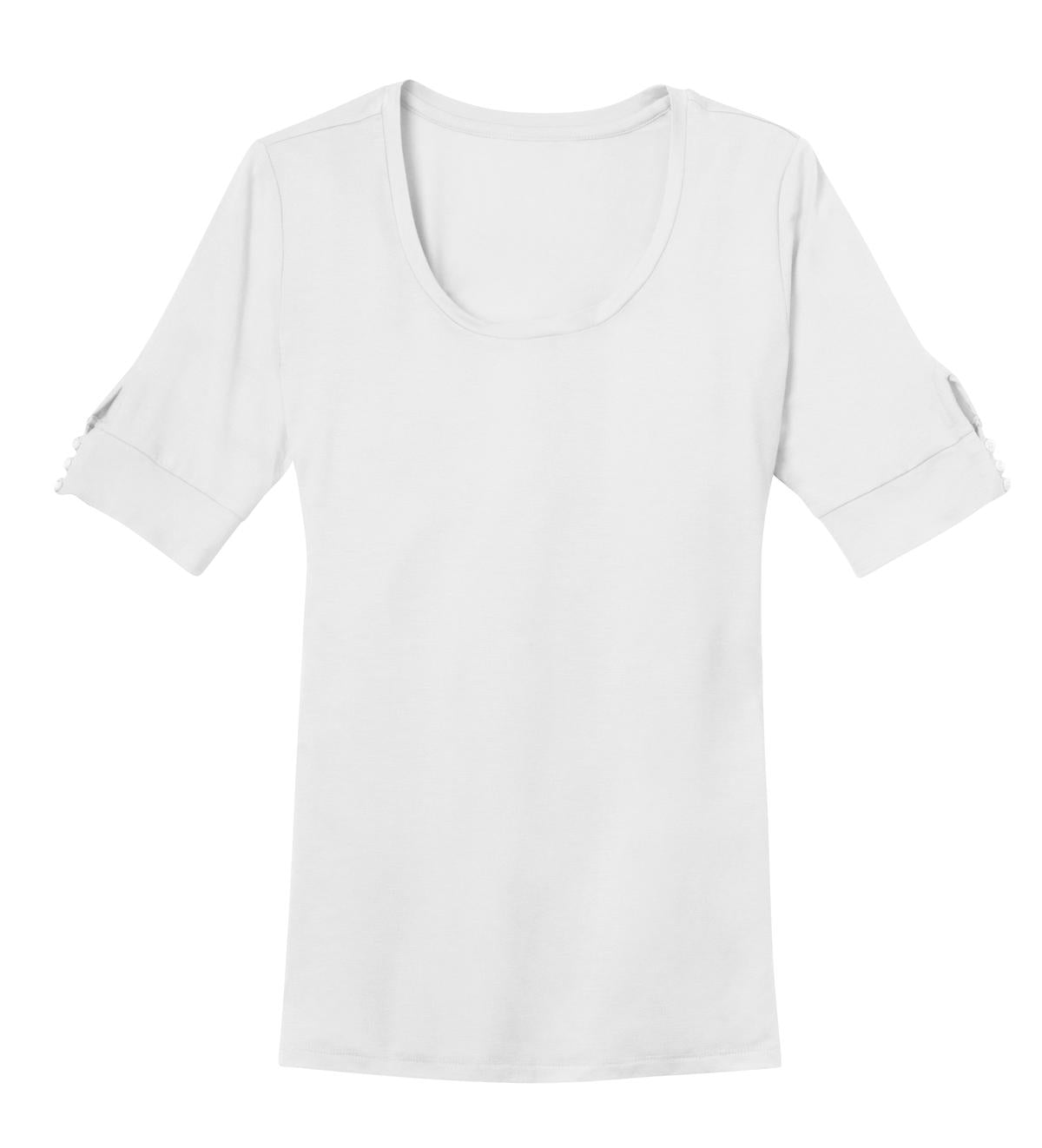 Port Authority Ladies Concept Scoop Neck Shirt. L541
