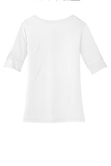 Port Authority Ladies Concept Scoop Neck Shirt. L541