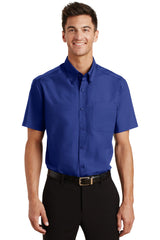 Port Authority Men's Short Sleeve Value Poplin Shirt. S633