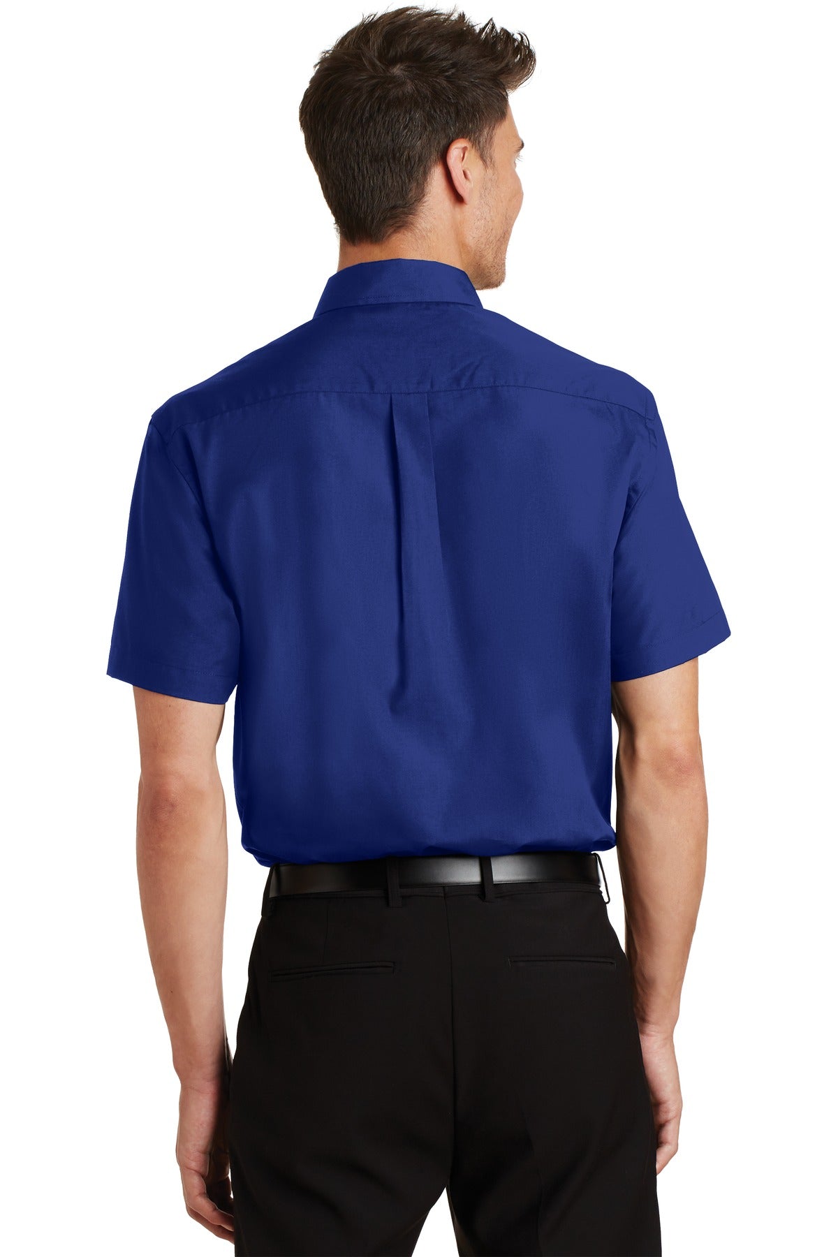 Port Authority Men's Short Sleeve Value Poplin Shirt. S633