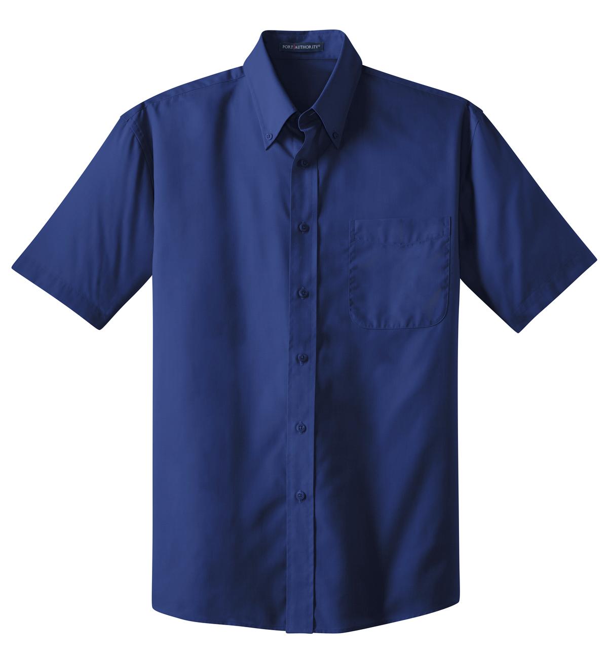 Port Authority Men's Short Sleeve Value Poplin Shirt. S633