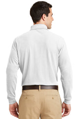 Port Authority Men's Long Sleeve EZCotton Pique Polo. K800LS