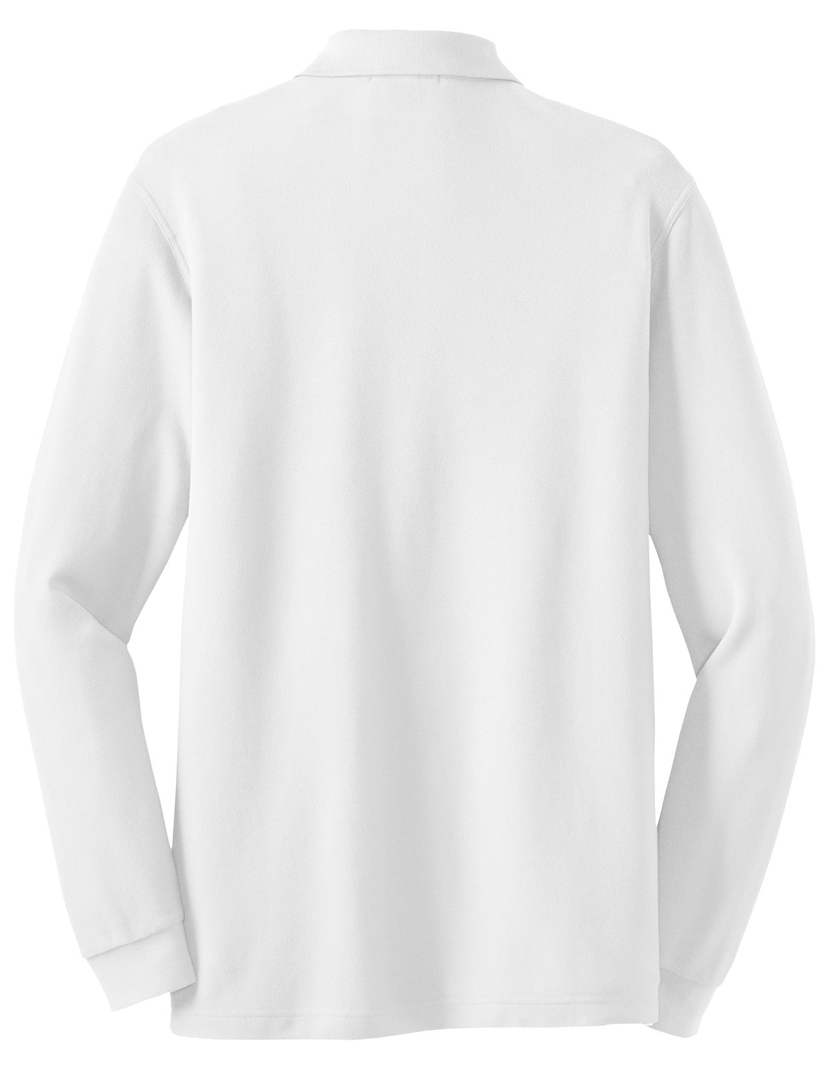 Port Authority Men's Long Sleeve EZCotton Pique Polo. K800LS