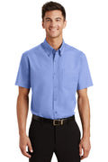 Port Authority Men's Short Sleeve Value Poplin Shirt. S633
