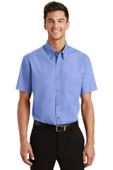 Port Authority Men's Short Sleeve Value Poplin Shirt. S633