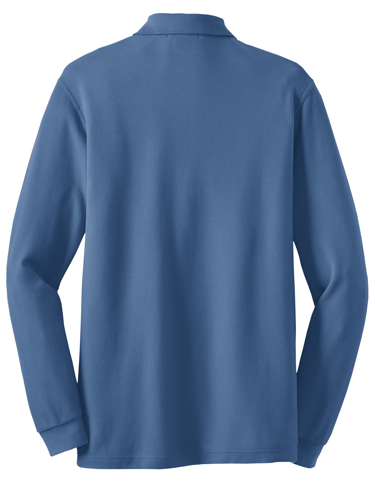 Port Authority Men's Long Sleeve EZCotton Pique Polo. K800LS