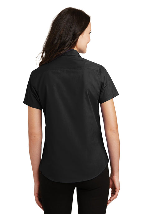 Port Authority Ladies Short Sleeve Value Poplin Shirt. L633 Womens Apparel Shirts & Tops