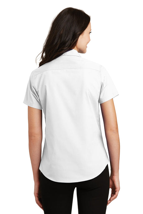 Port Authority Ladies Short Sleeve Value Poplin Shirt. L633 Womens Apparel Shirts & Tops