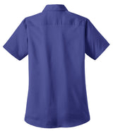 Port Authority Ladies Short Sleeve Value Poplin Shirt. L633 Womens Apparel Shirts & Tops