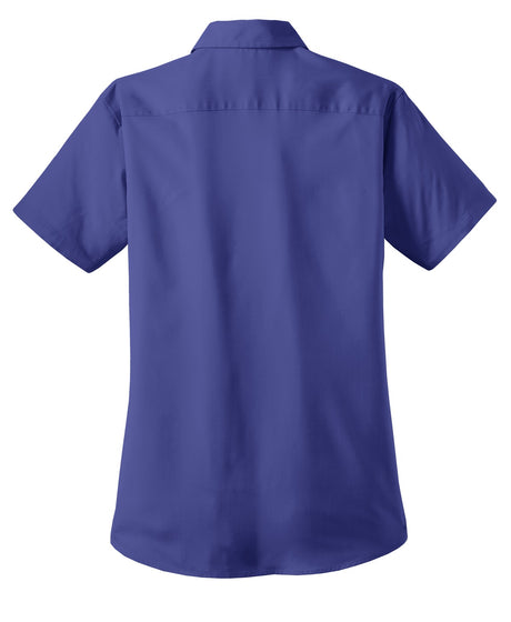 Port Authority Ladies Short Sleeve Value Poplin Shirt. L633 Womens Apparel Shirts & Tops